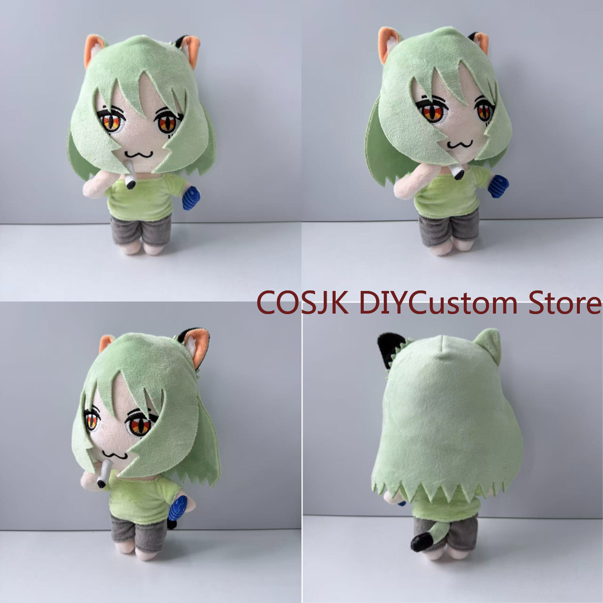 Cat Toys - Boneka Kucing Anime Chainsmoker YaniNeko, Boneka