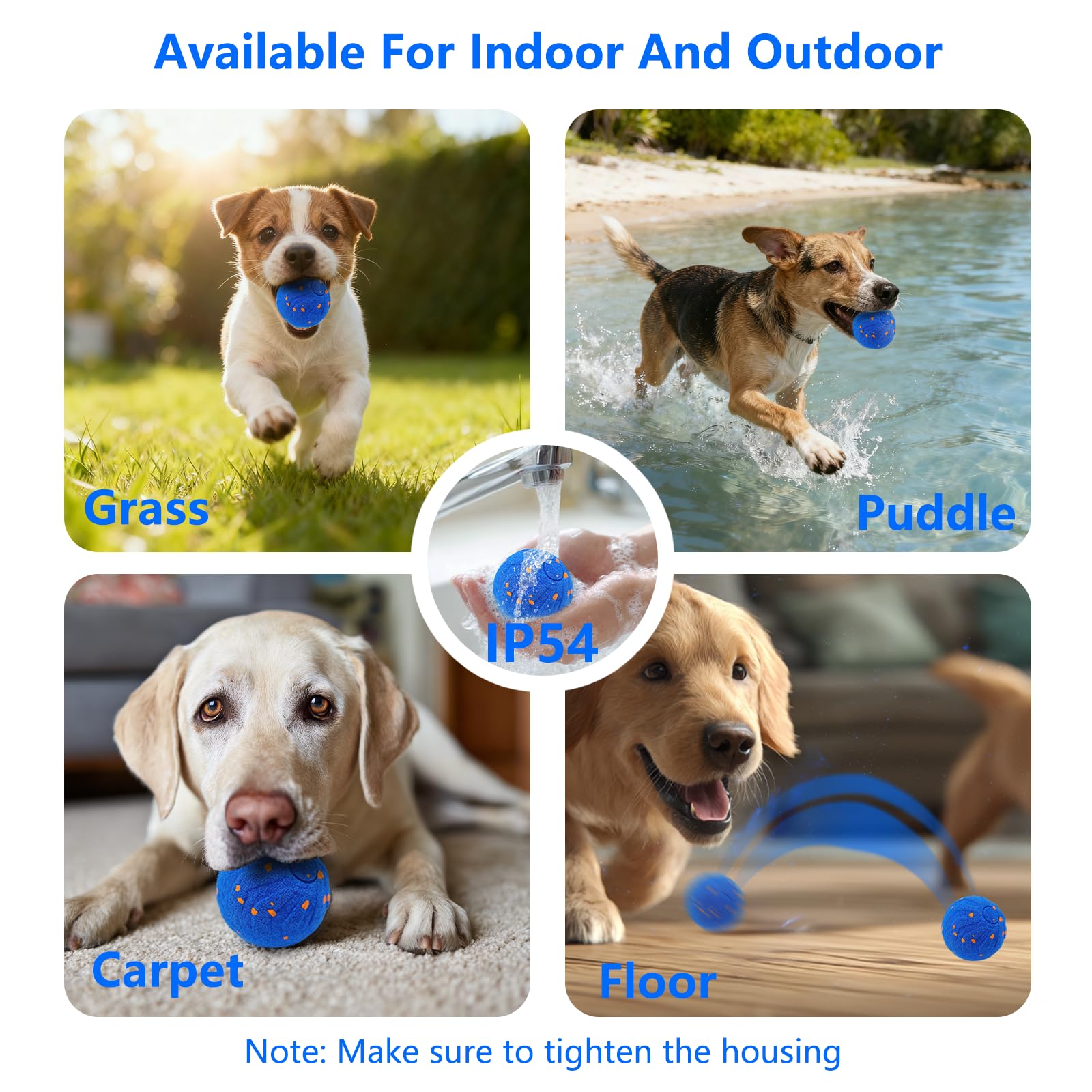 Bola Anjing Interaktif, Mainan - Automatic Moving Dog Ball ulasan dan harga