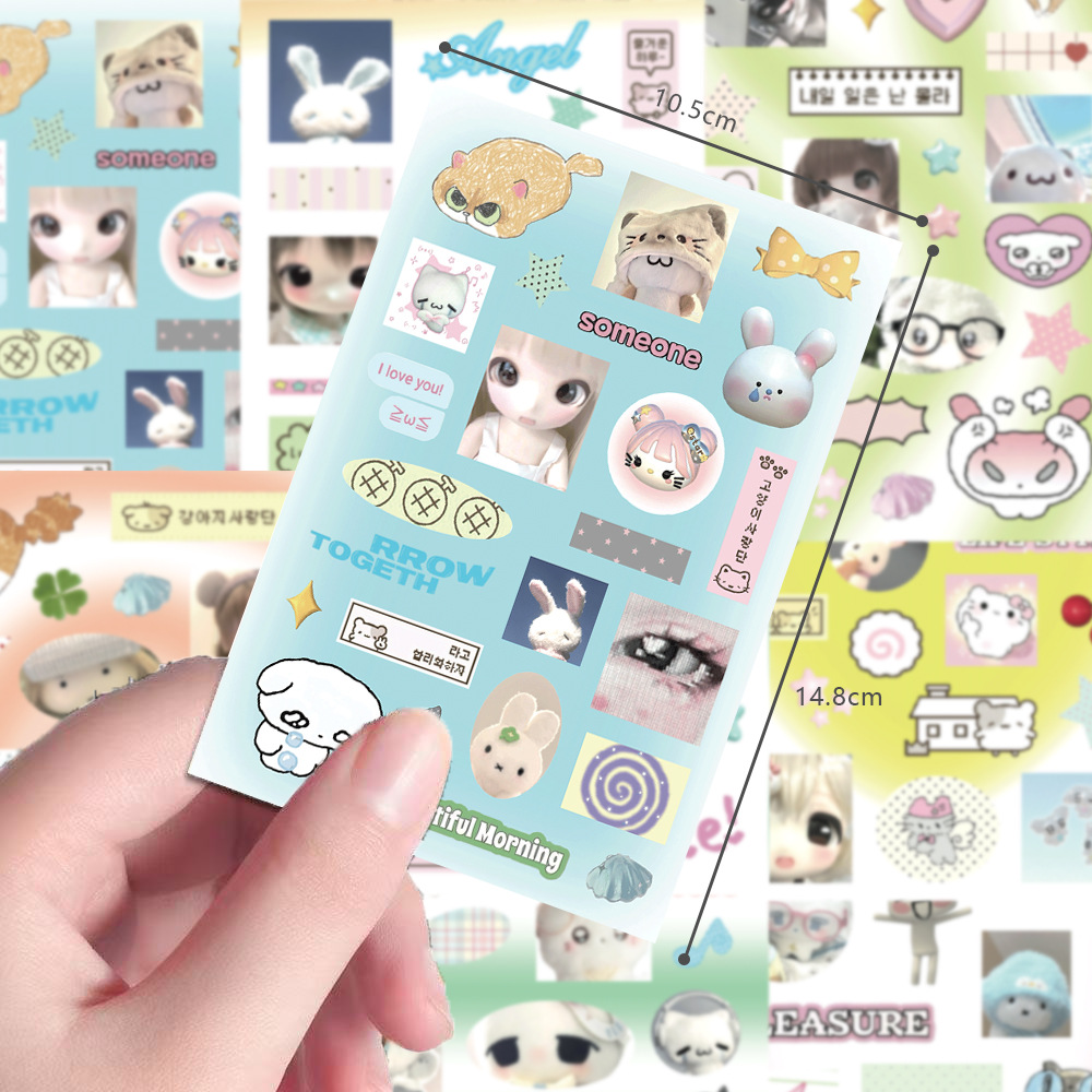 8PCS Stiker Kucing Imut dan Me - Cat Toys ulasan dan harga