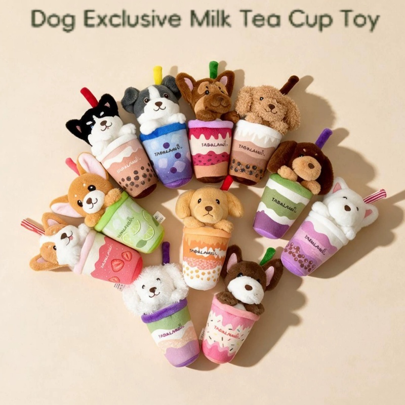 Yaomland Mainan Anjing Berbuny - Interactive Squeaky Plush Dog Toy ulasan dan harga