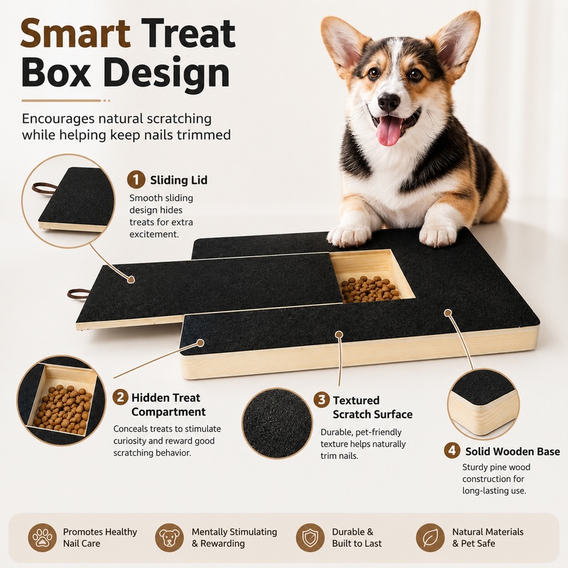 Papan Cukur Kuku Anjing Kayu d - Suction Cup Dog Tug Toy ulasan dan harga