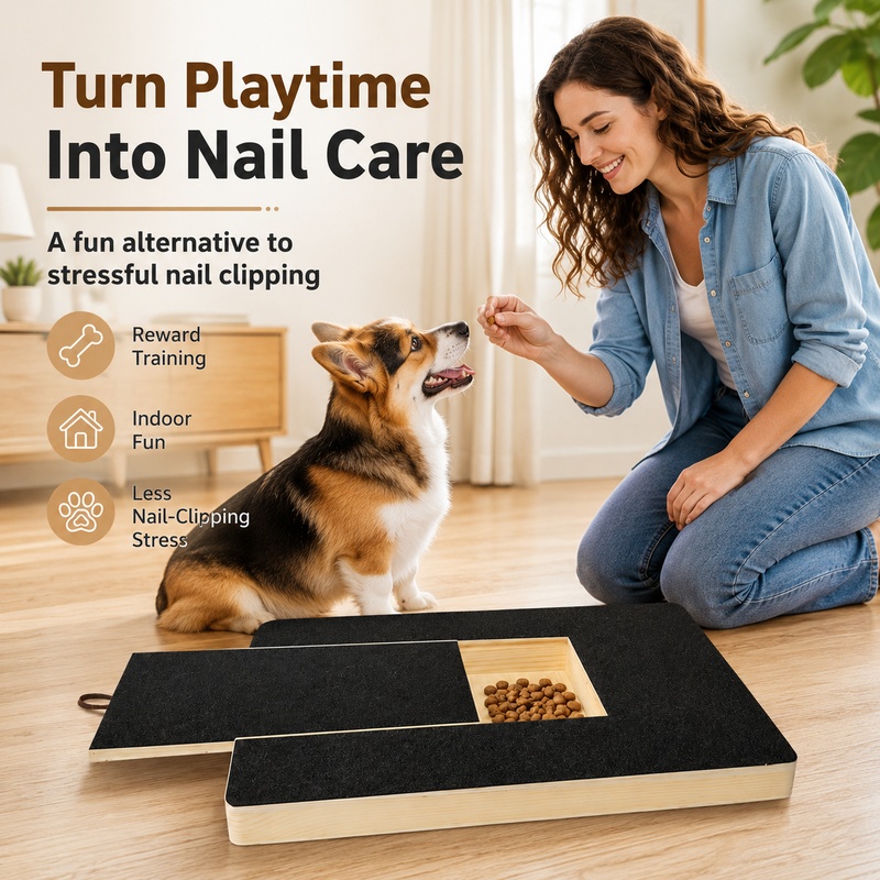 Papan Cukur Kuku Anjing Kayu d - Suction Cup Dog Tug Toy ulasan dan harga