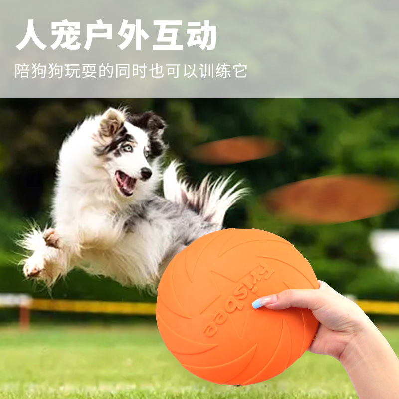 Mainan Hewan Peliharaan, Frisb - Flying Disc Dog Training Toy ulasan dan harga