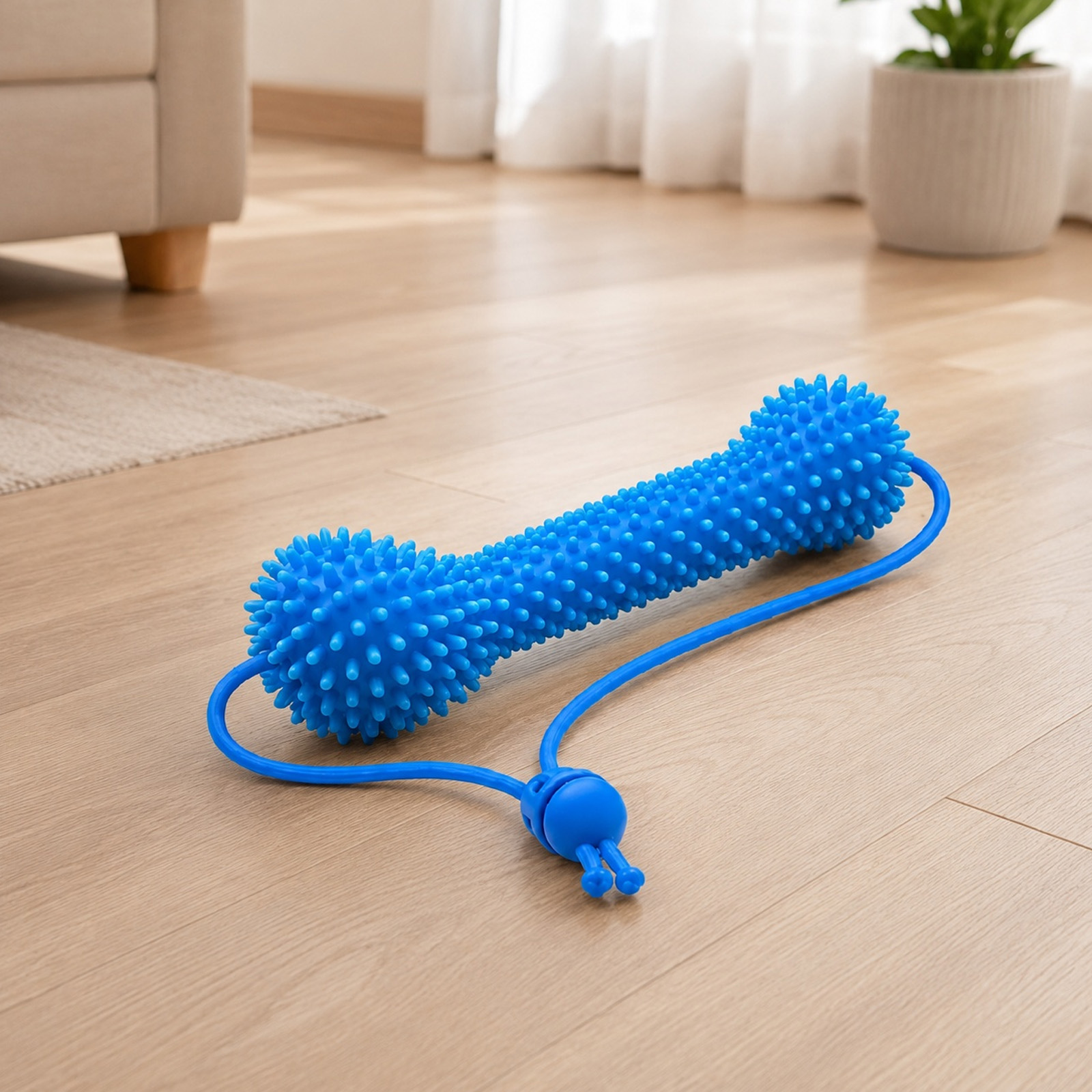 Mainan Kunyah Anjing PVC Tahan - Interactive Squeaky Plush Dog Toy ulasan dan harga