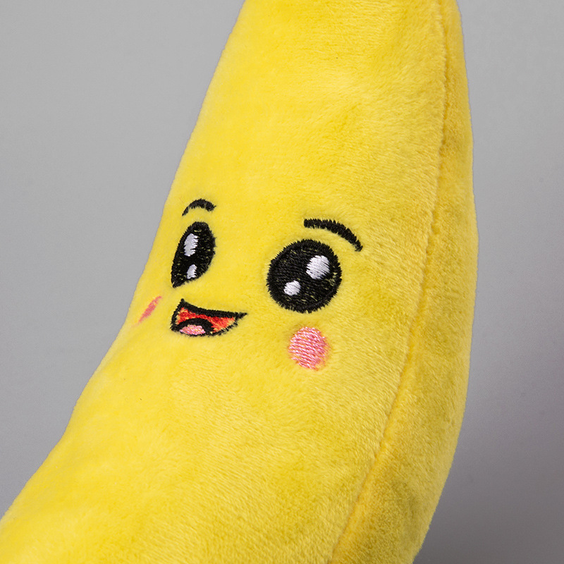 Mainan Anjing Plush Pisang Ber - Interactive Squeaky Plush Dog Toy ulasan dan harga