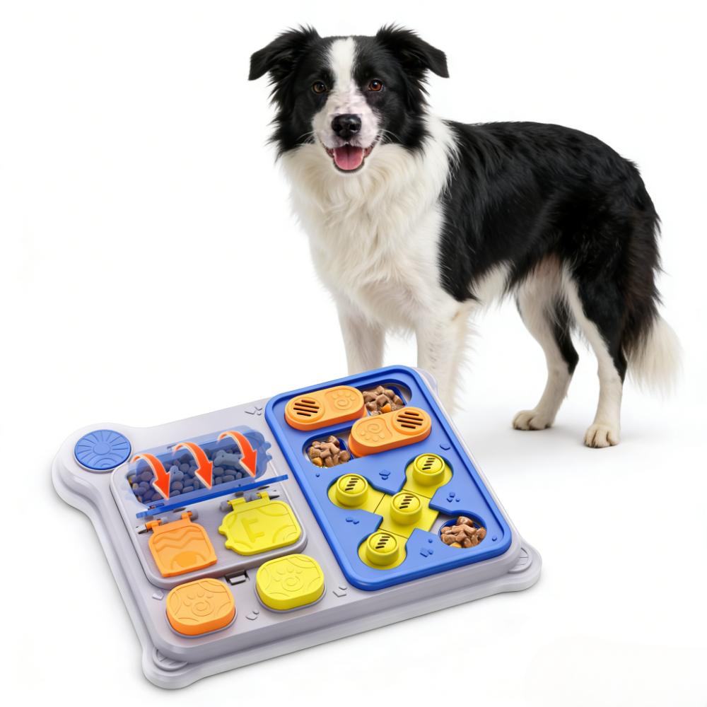 Mainan Puzzle Anjing & Pengump - Interactive Squeaky Plush Dog Toy ulasan dan harga