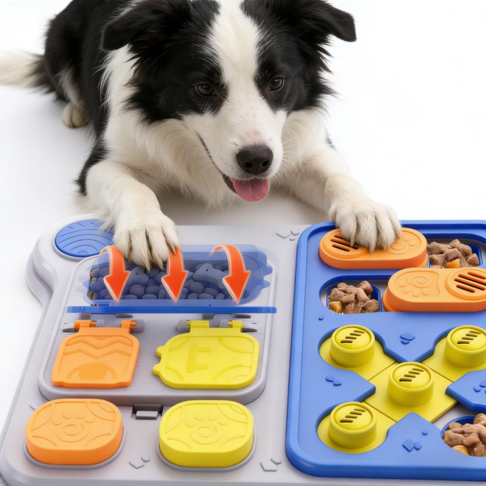 Mainan Puzzle Anjing & Pengump - Interactive Squeaky Plush Dog Toy ulasan dan harga