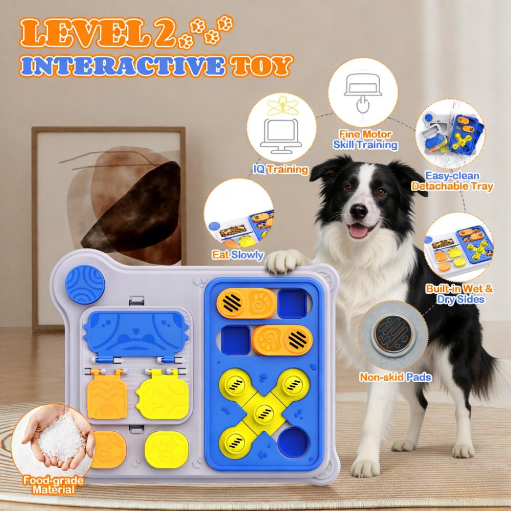 Mainan Puzzle Anjing & Pengump - Interactive Squeaky Plush Dog Toy ulasan dan harga