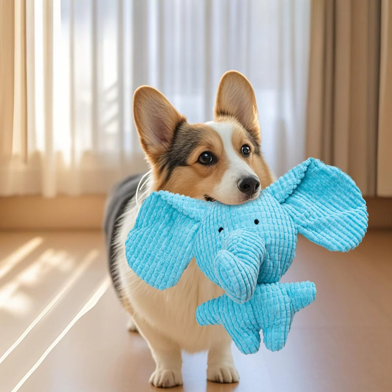 Mainan Anjing Gajah Plush Lucu - Interactive Squeaky Plush Dog Toy ulasan dan harga