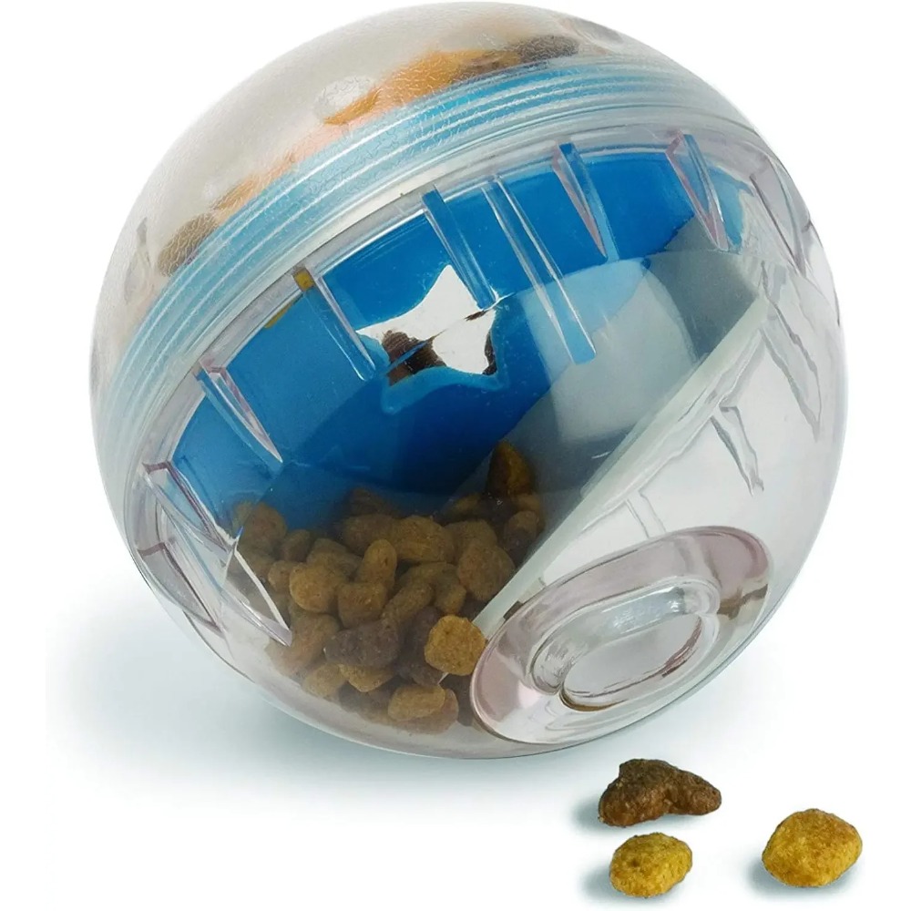 IQ Treat Ball Dispenser Mainan - Dog Puzzle Feeder Toy ulasan dan harga